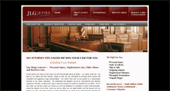 Desktop Screenshot of justice-lawgroup.com