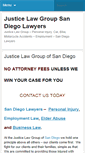 Mobile Screenshot of justice-lawgroup.com
