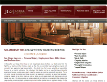Tablet Screenshot of justice-lawgroup.com